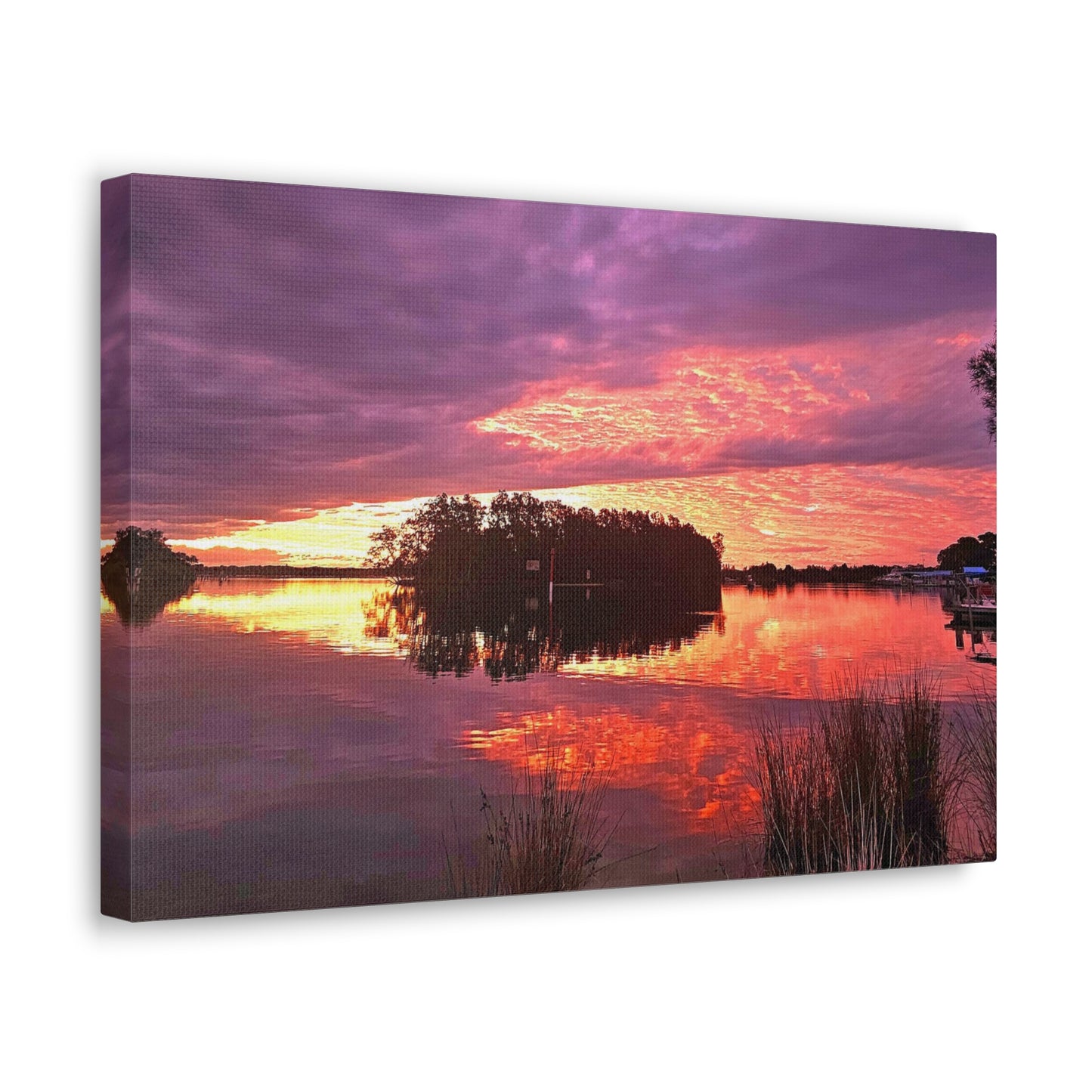 Wallis Lake Reflections Canvas Print