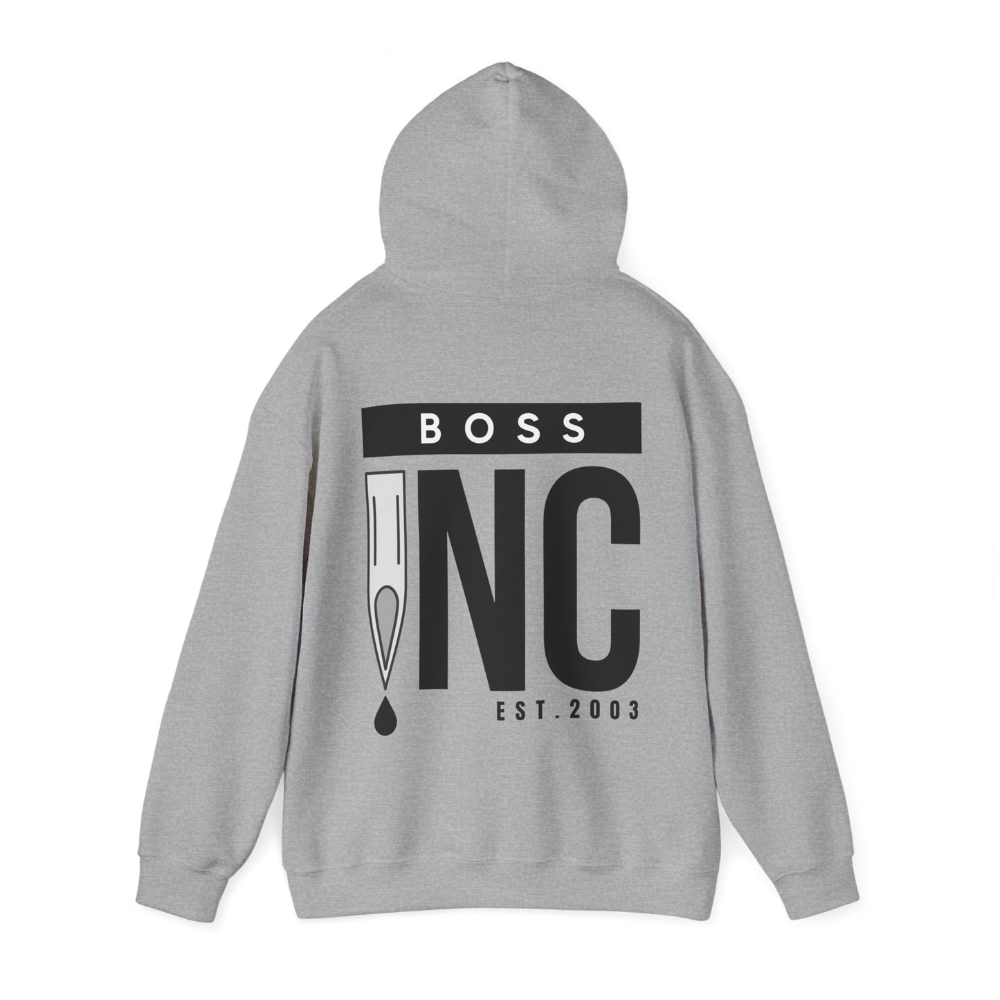 Boss INC Large Back Logo Unisex Hoodie