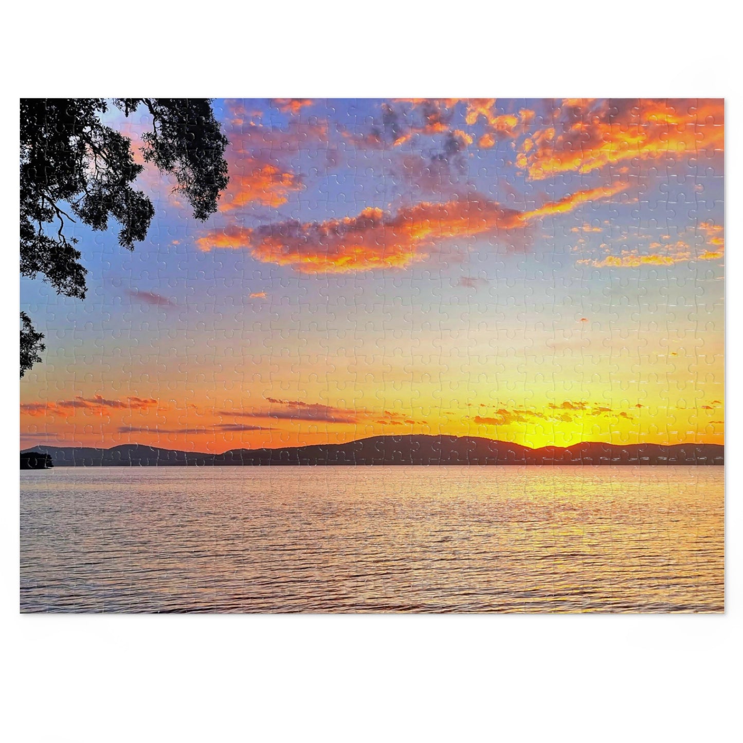 Sunset Lake Jigsaw Puzzle
