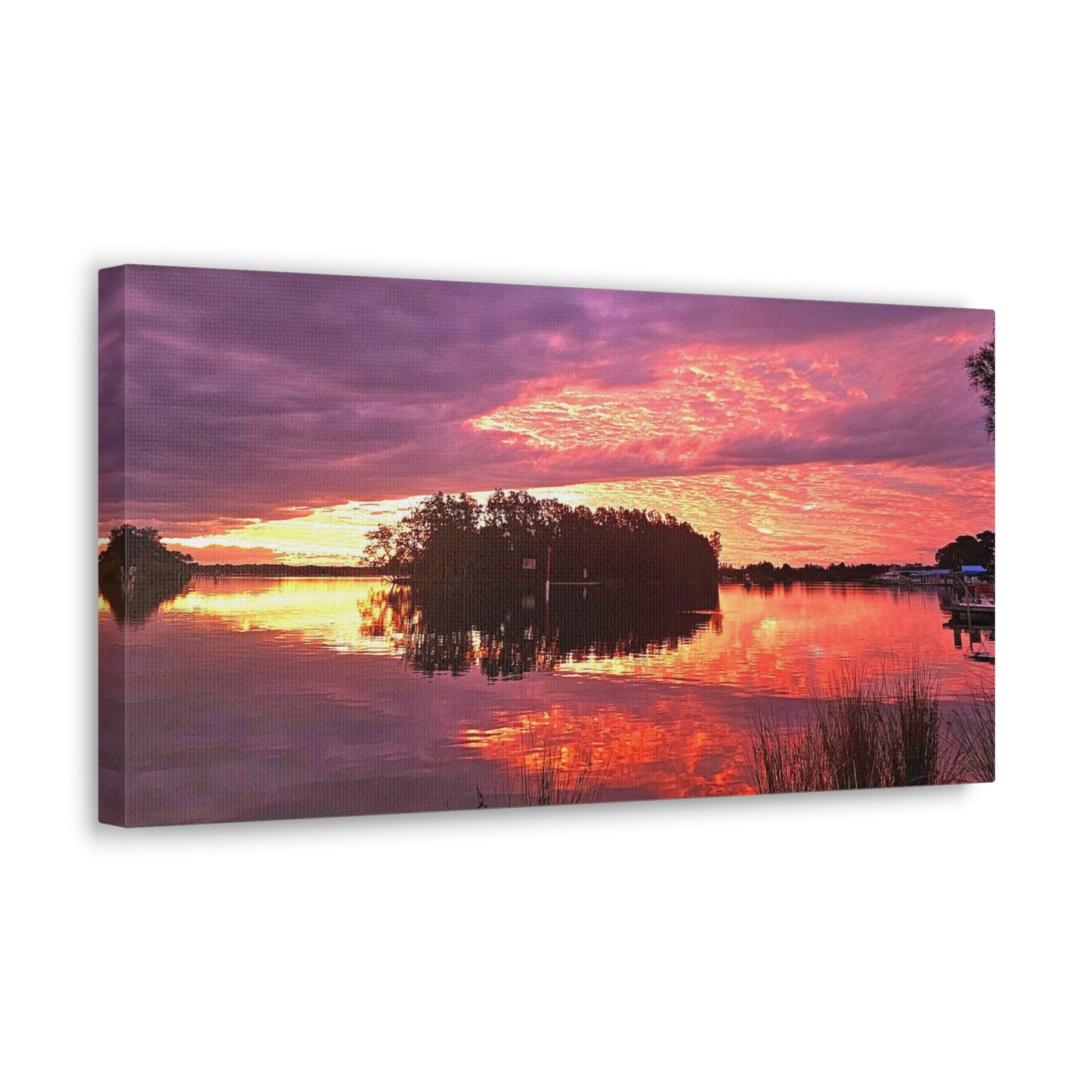 Wallis Lake Reflections Canvas Print