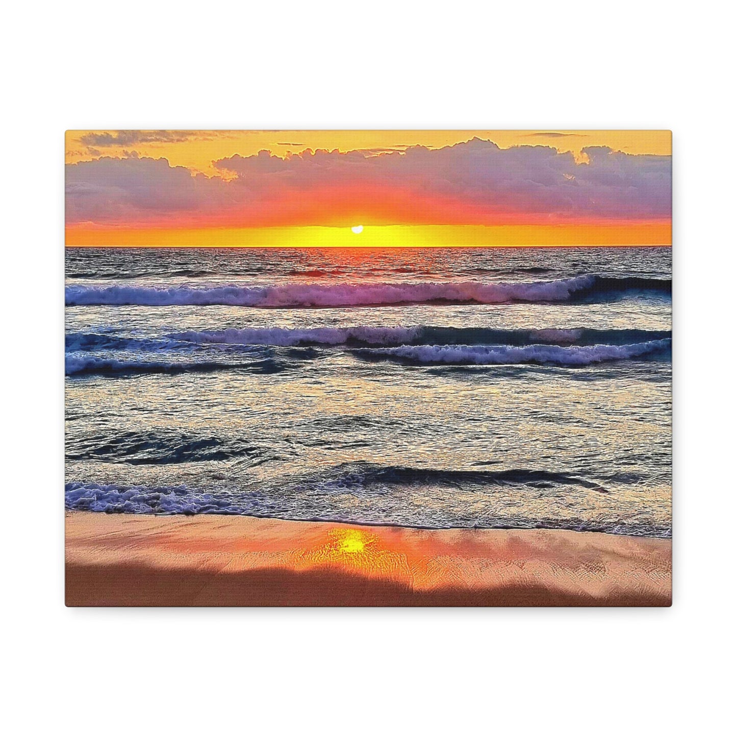 One Mile Sunrise Canvas Print