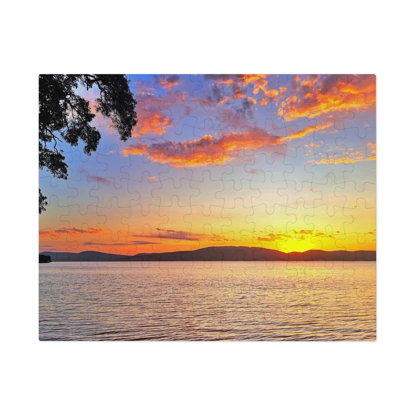 Sunset Lake Jigsaw Puzzle