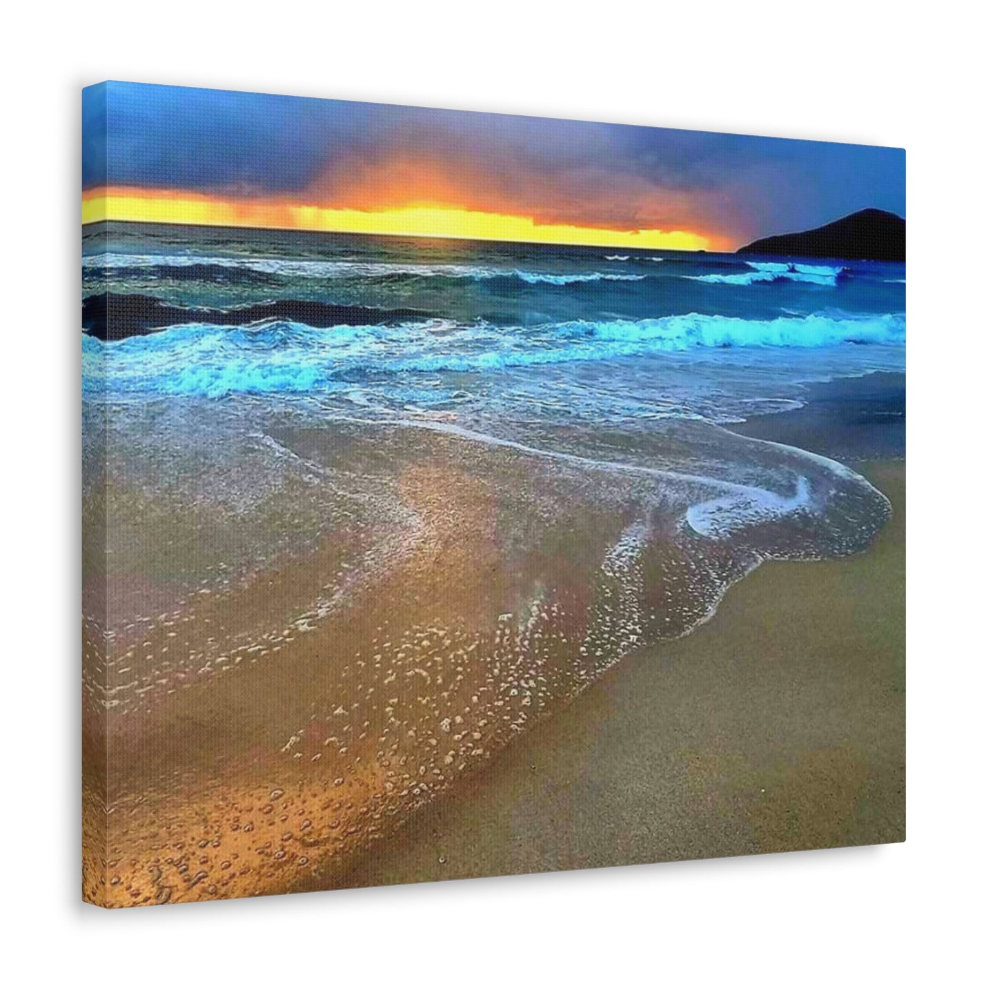 Golden One Mile Beach Canvas Print