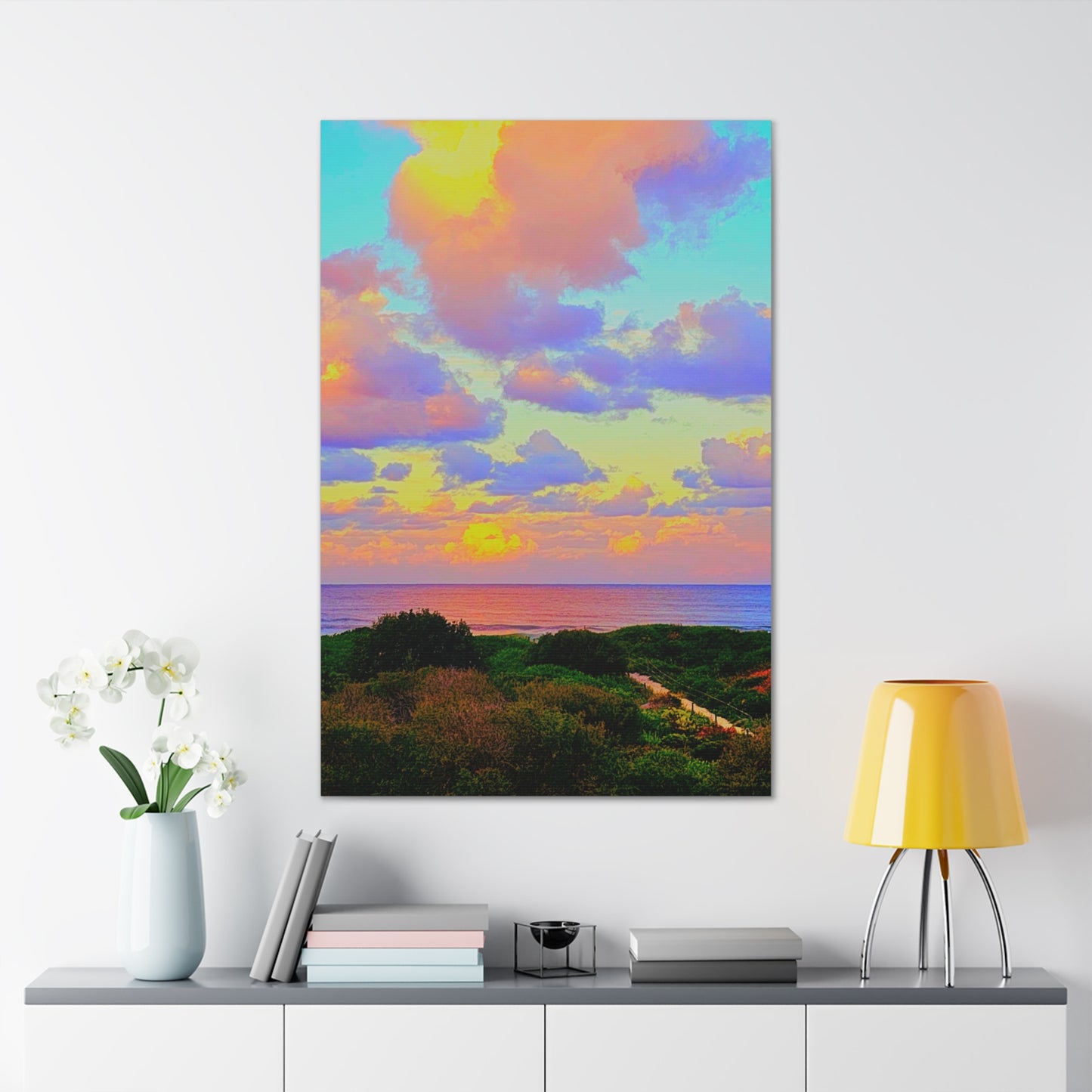 Cotton Candy Skies Canvas Print