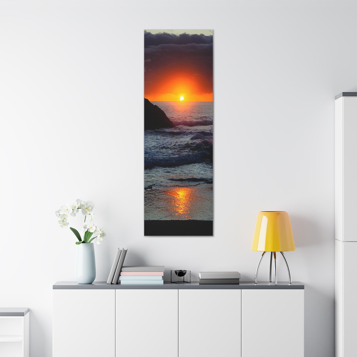 Dark Sunrise Canvas Print