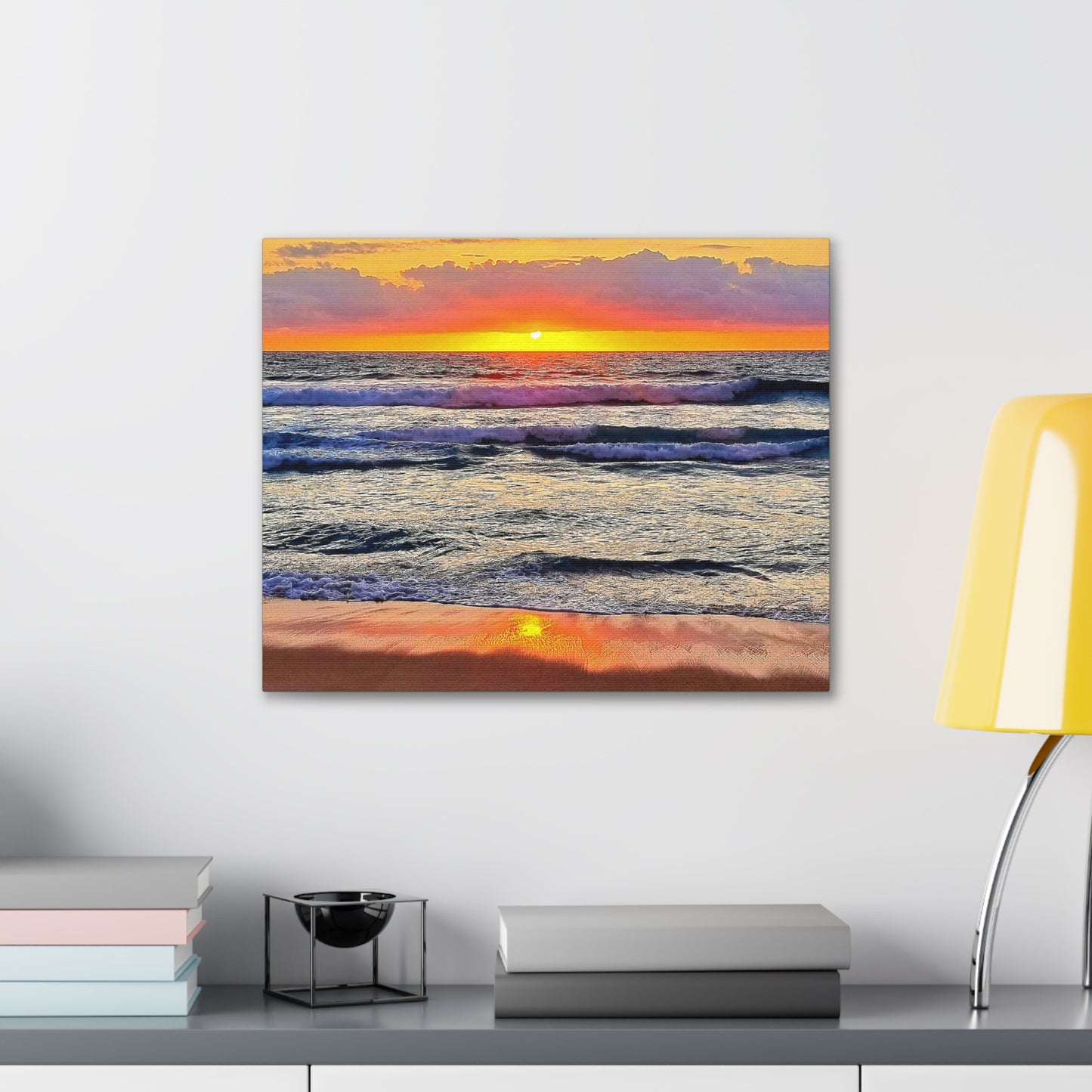One Mile Sunrise Canvas Print