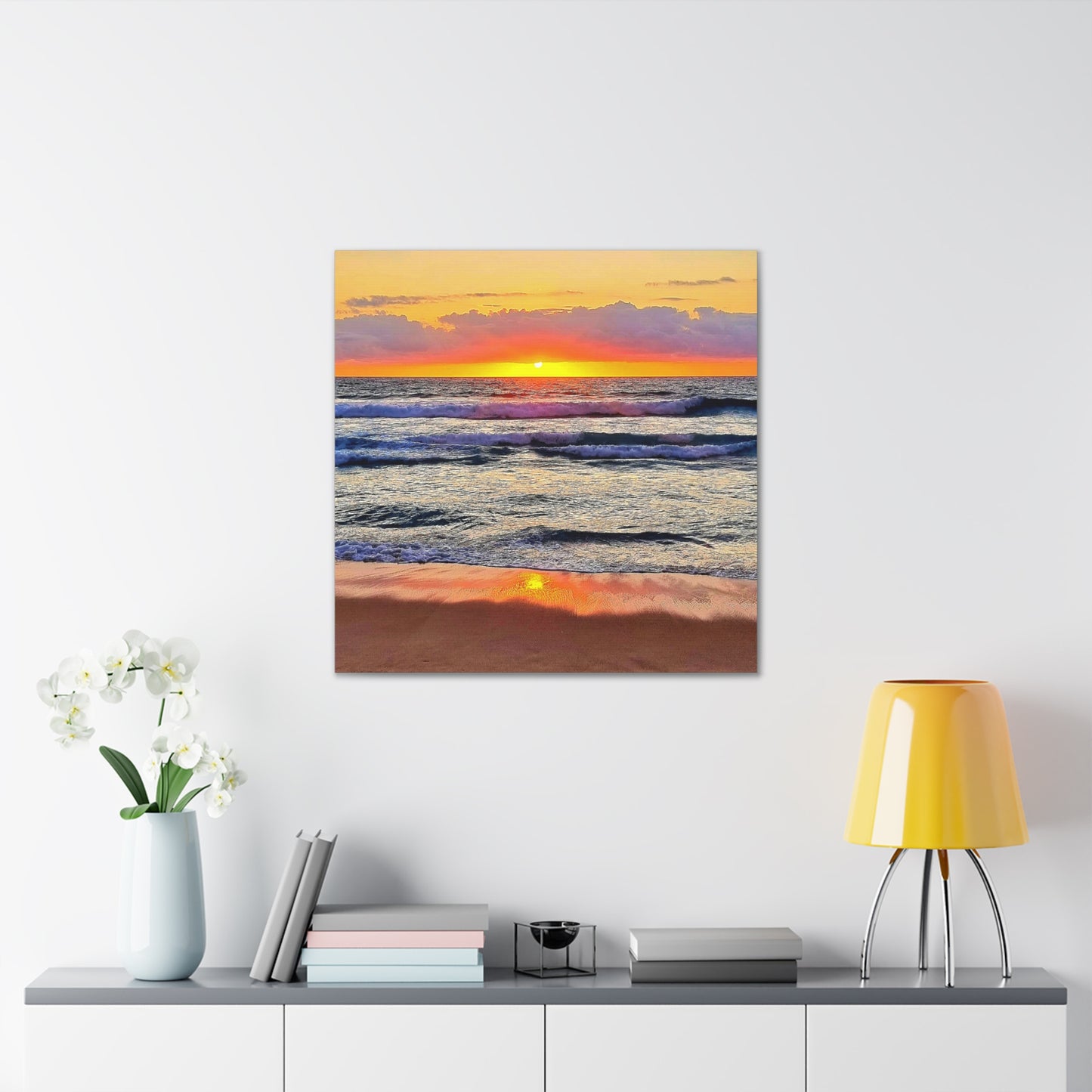 One Mile Sunrise Canvas Print