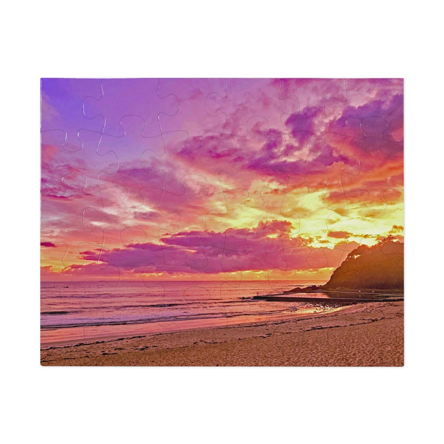 Rainbow Beach Sunrise Jigsaw Puzzle