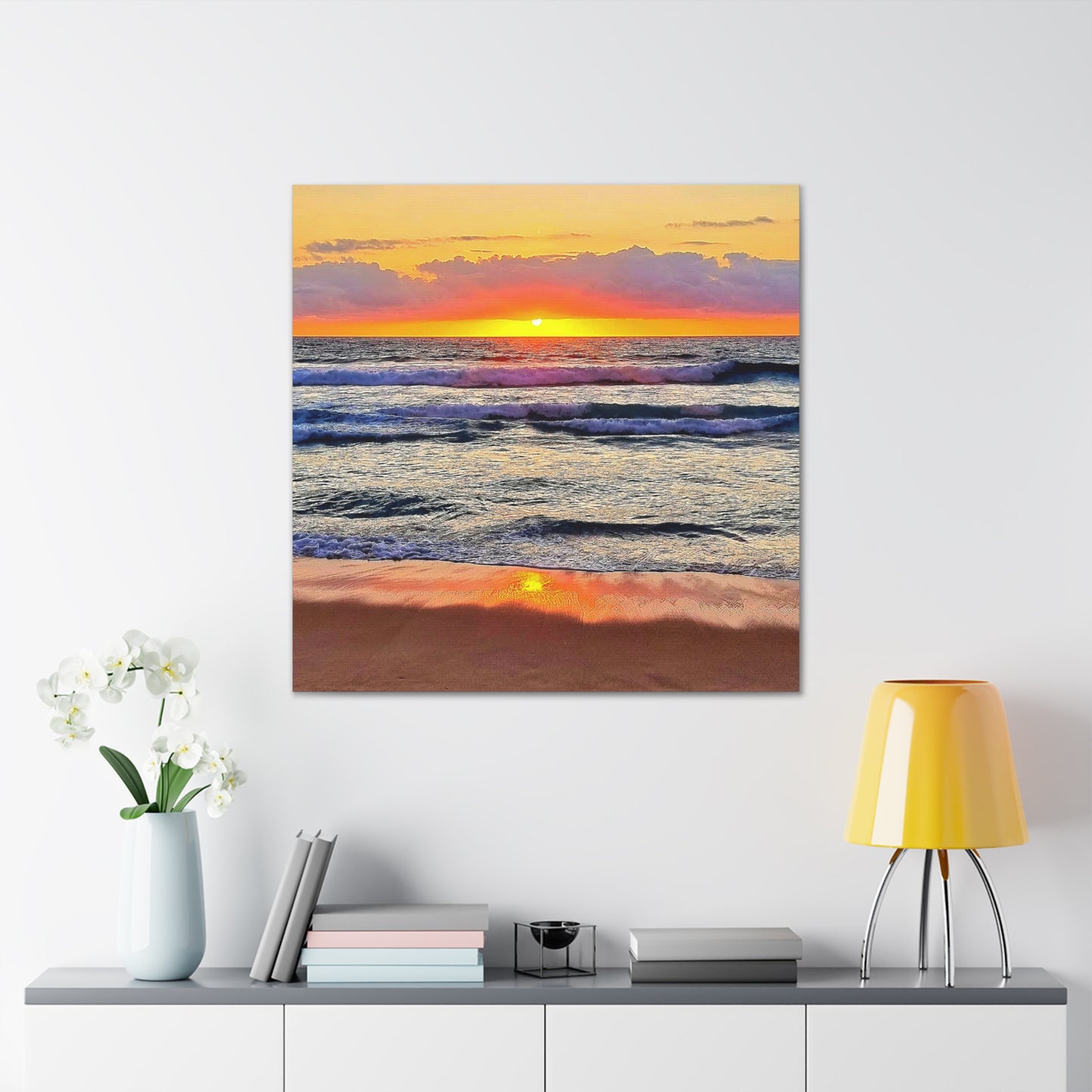 One Mile Sunrise Canvas Print
