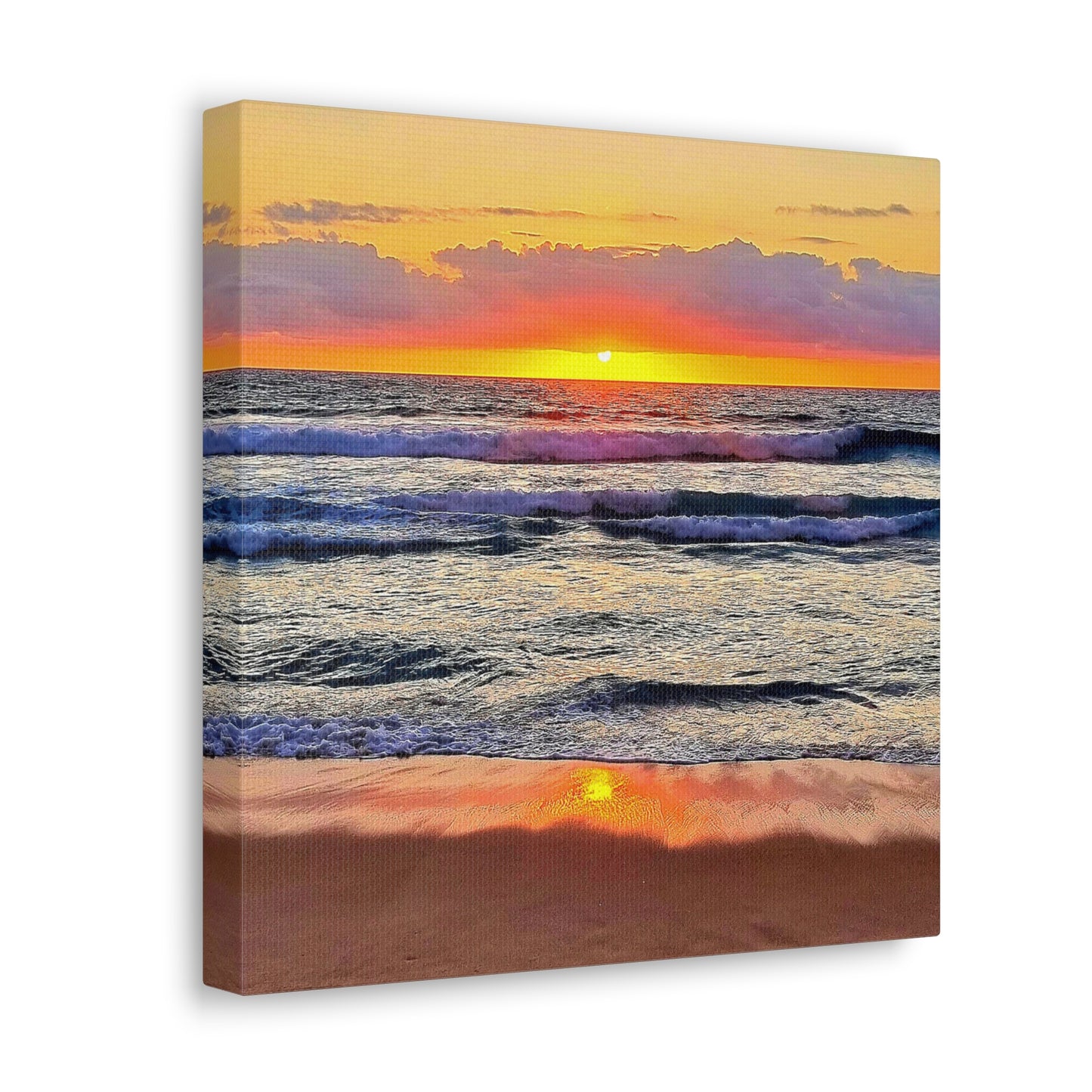 One Mile Sunrise Canvas Print