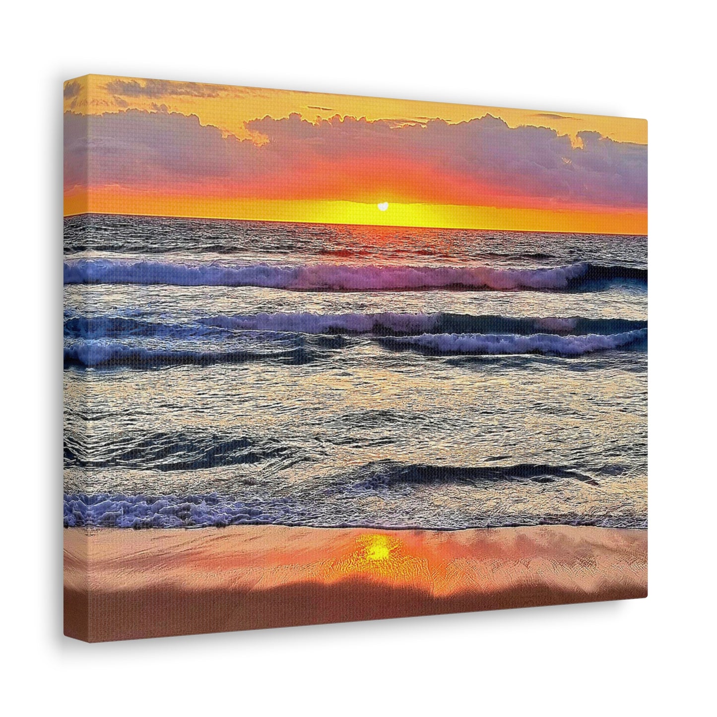 One Mile Sunrise Canvas Print