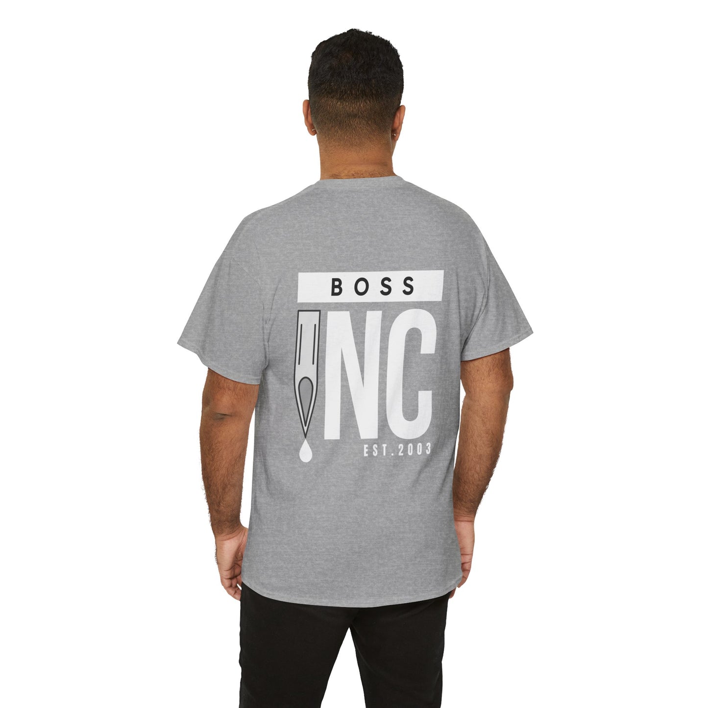 BOSS INC Large Back Logo Cotton Tee