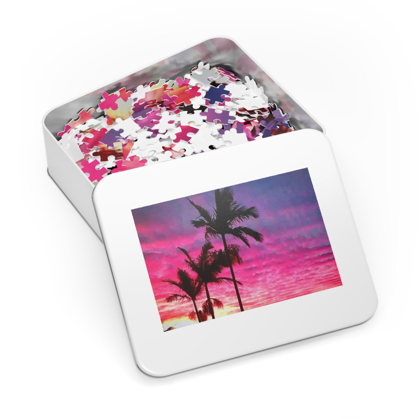 Cloudy Palms Jigsaw Puzzle