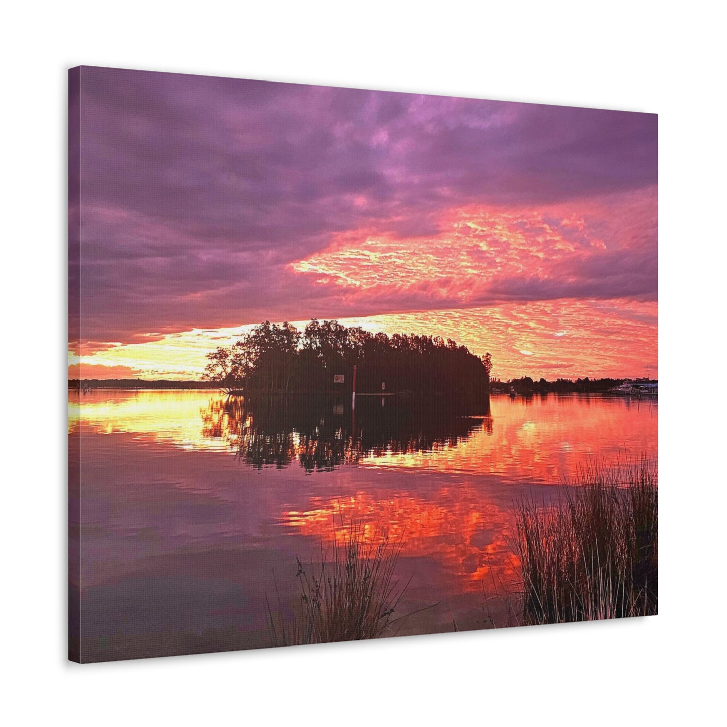 Wallis Lake Reflections Canvas Print