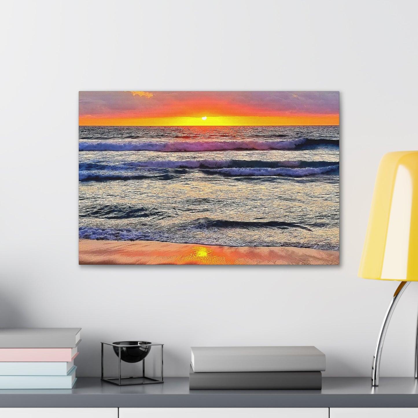 One Mile Sunrise Canvas Print