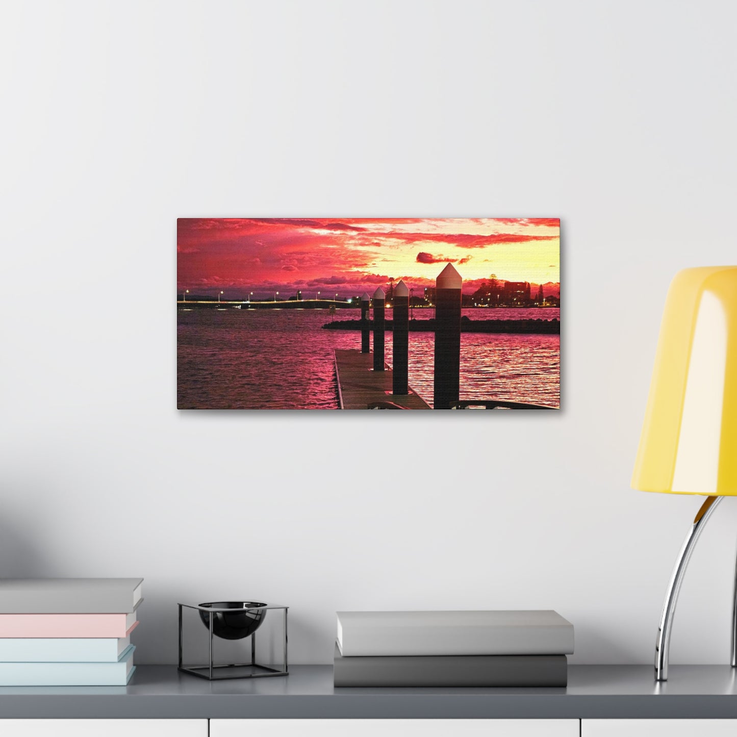 Forster Pier Sunset Canvas Print