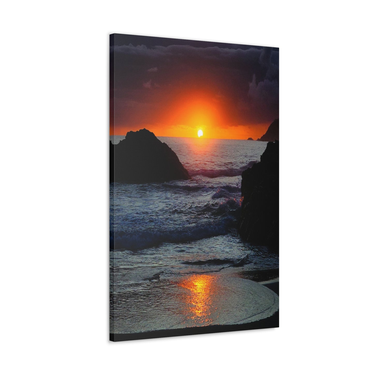 Dark Sunrise Canvas Print