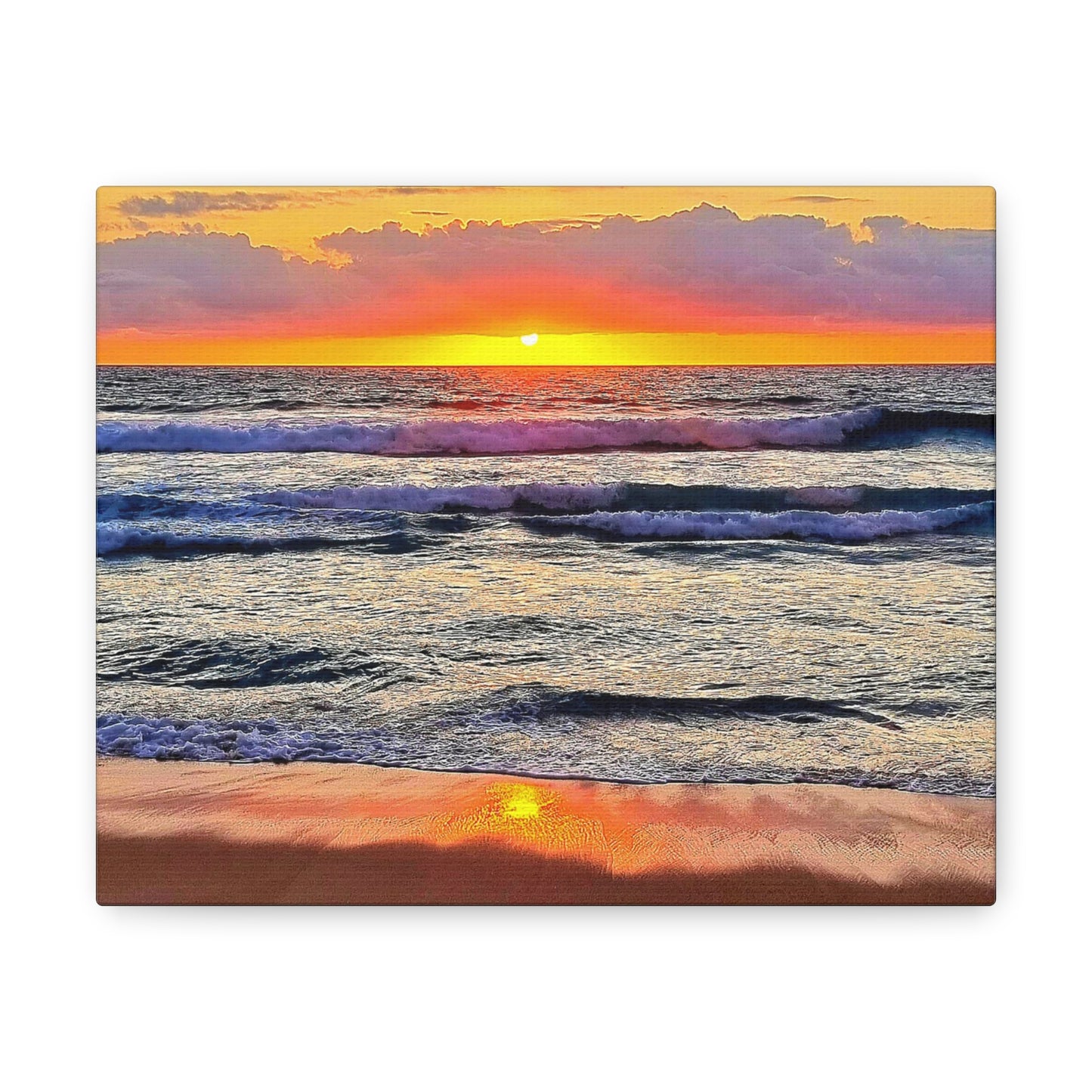 One Mile Sunrise Canvas Print