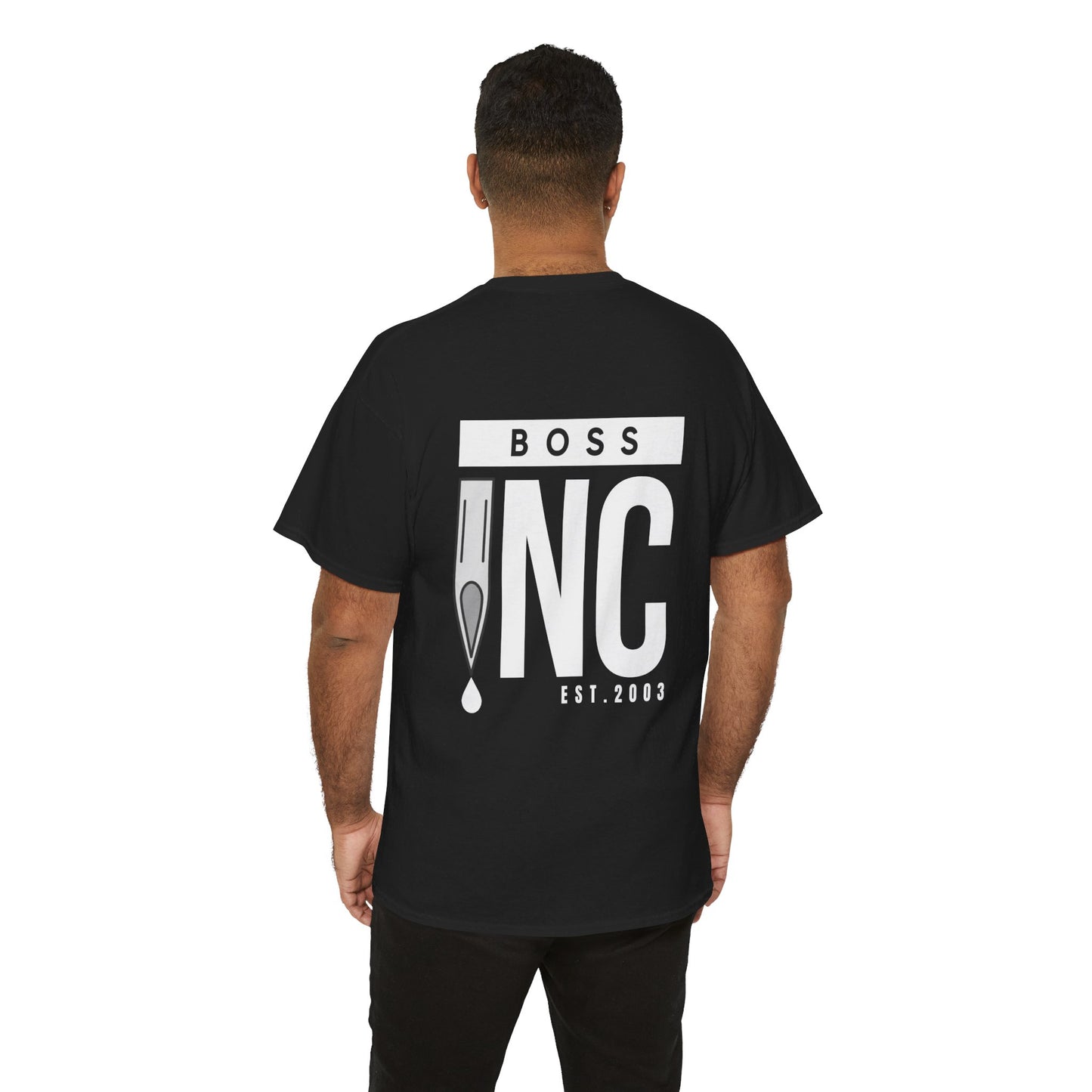 BOSS INC Large Back Logo Cotton Tee