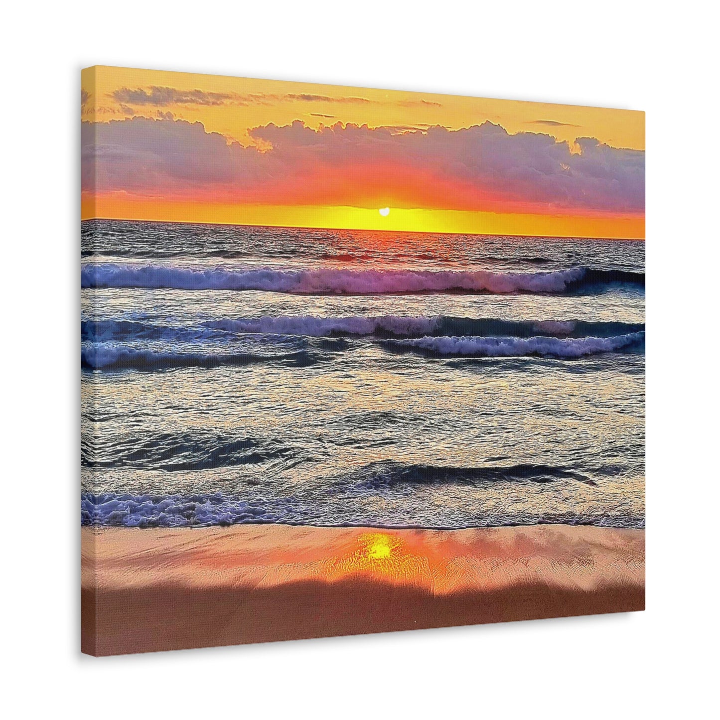 One Mile Sunrise Canvas Print