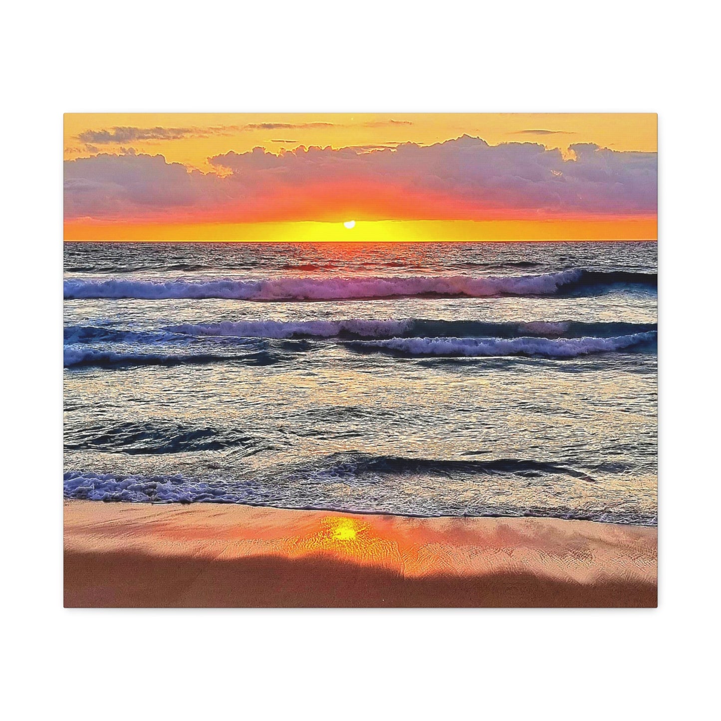 One Mile Sunrise Canvas Print