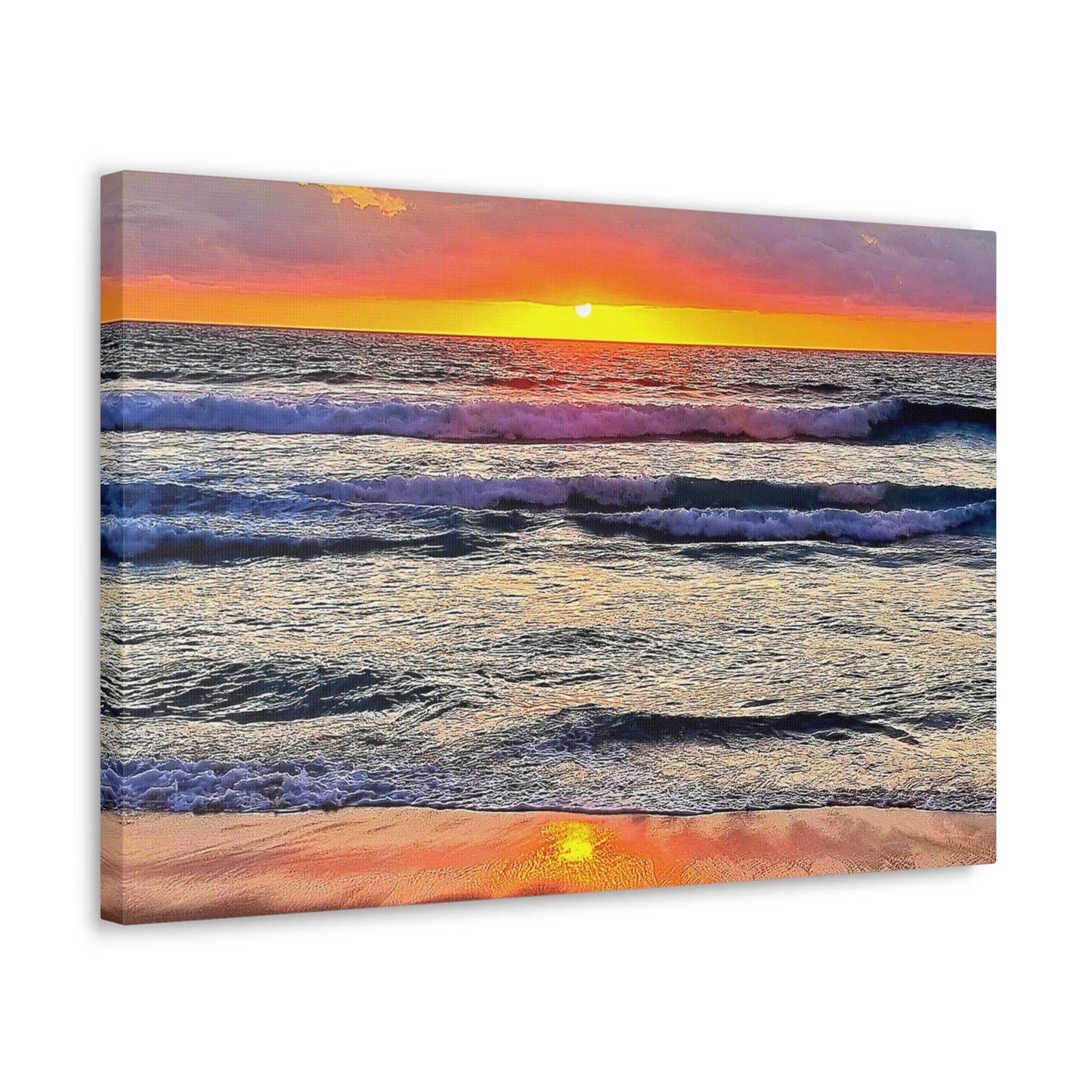 One Mile Sunrise Canvas Print