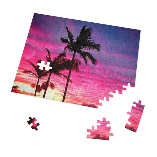 Cloudy Palms Jigsaw Puzzle