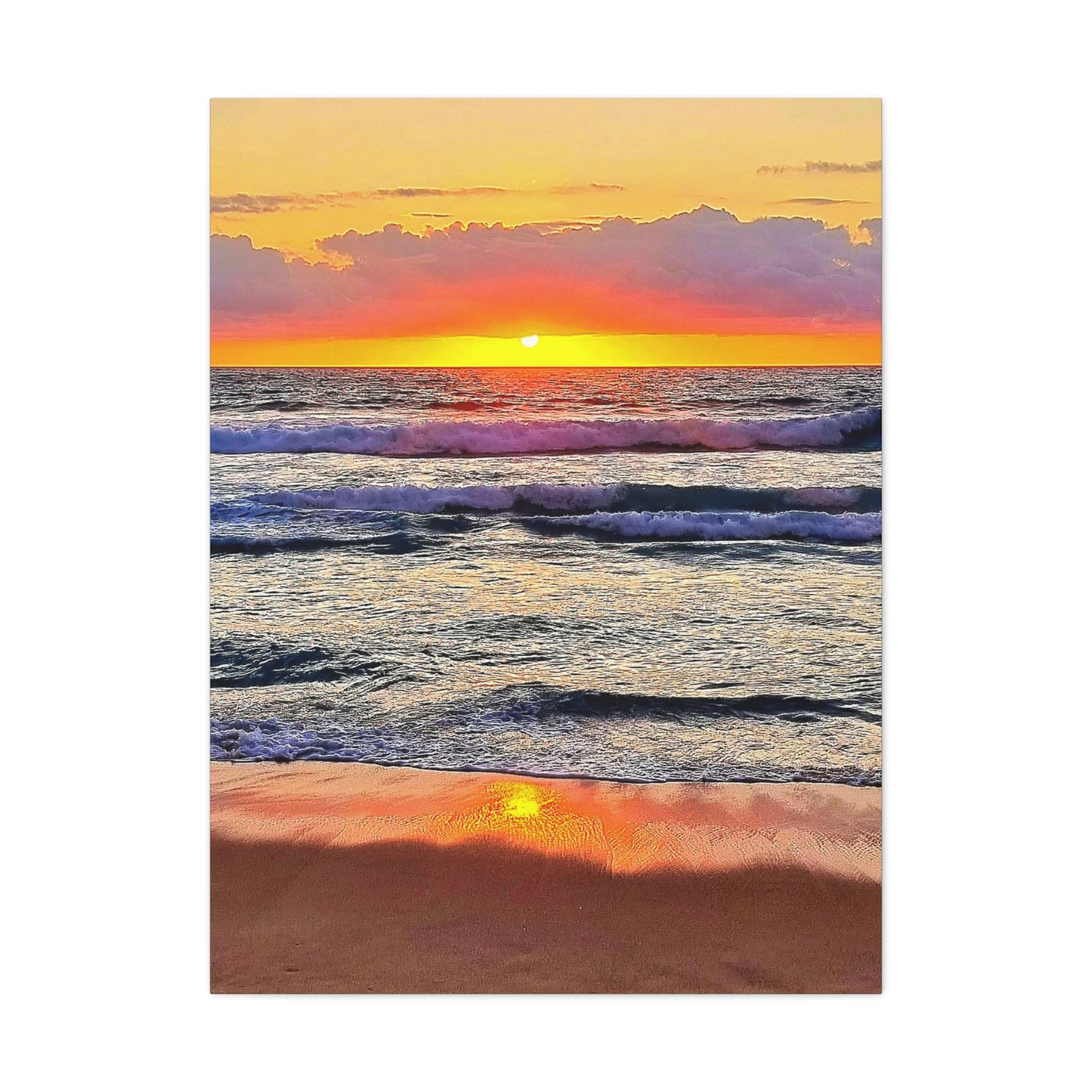 One Mile Sunrise Canvas Print