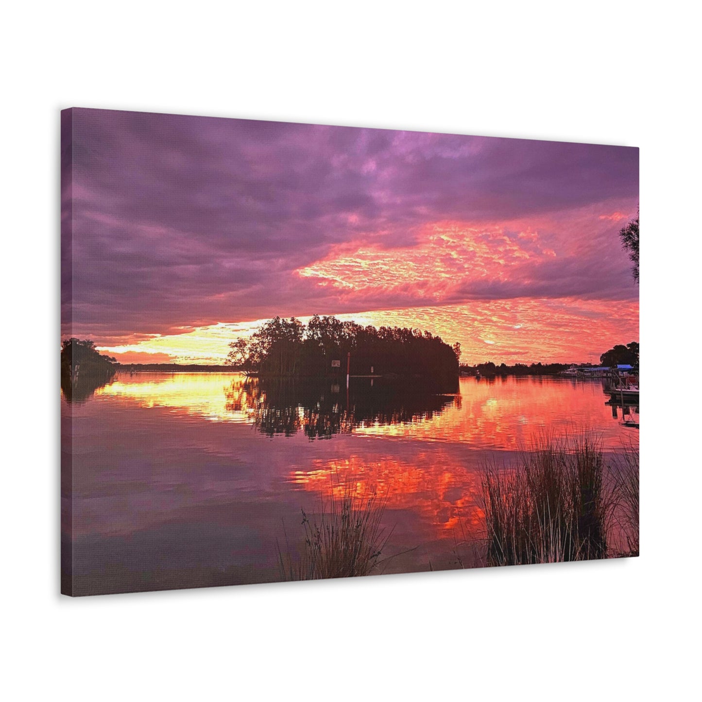 Wallis Lake Reflections Canvas Print