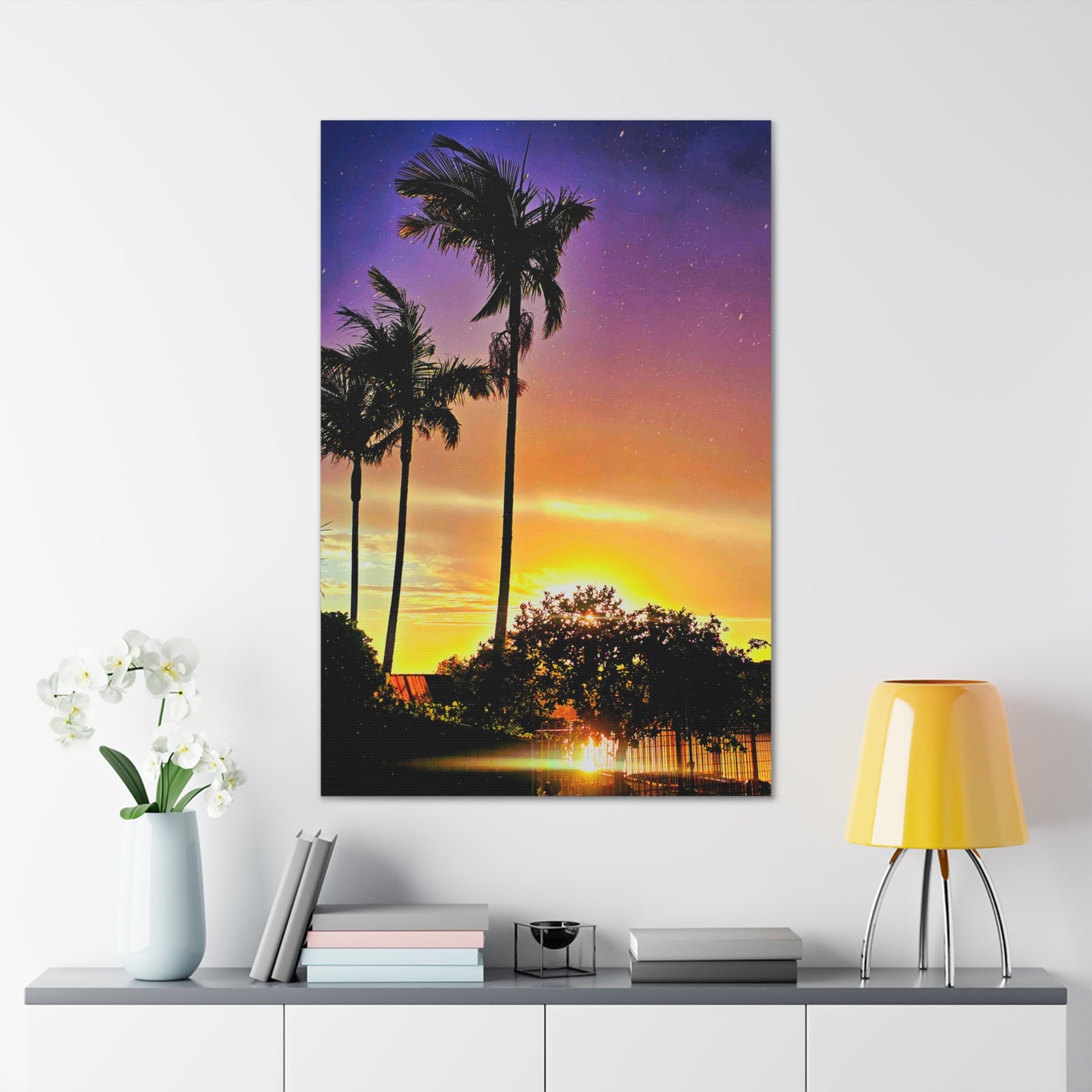 Kiss of Evening Light Canvas Print