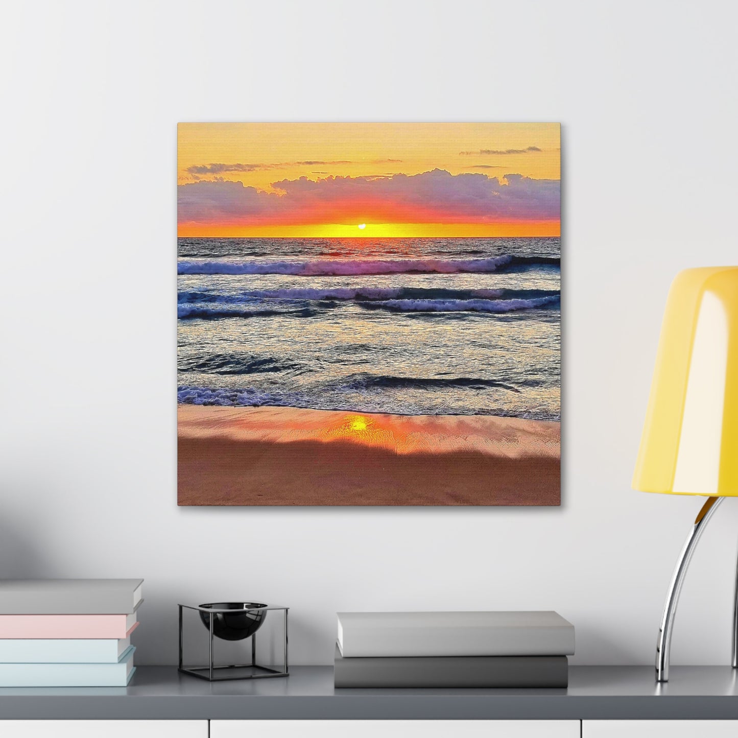 One Mile Sunrise Canvas Print
