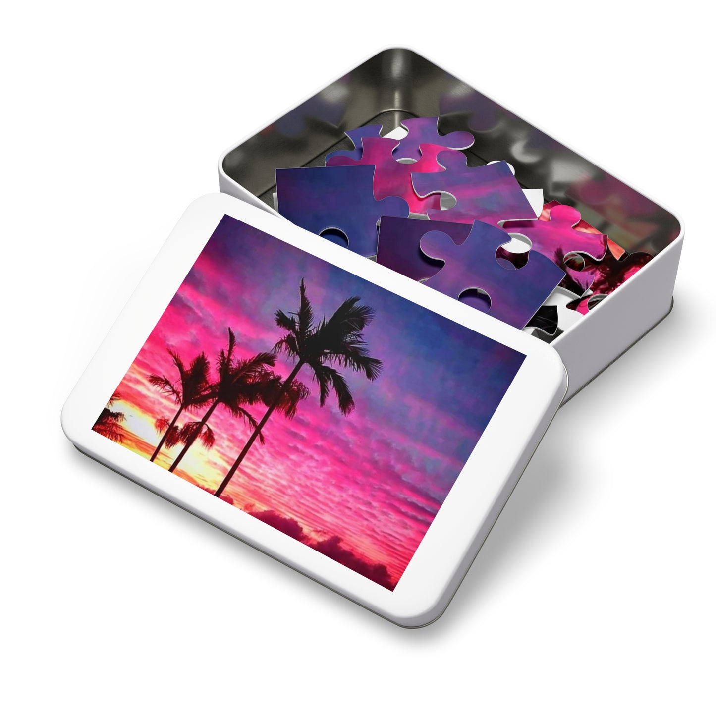 Cloudy Palms Jigsaw Puzzle