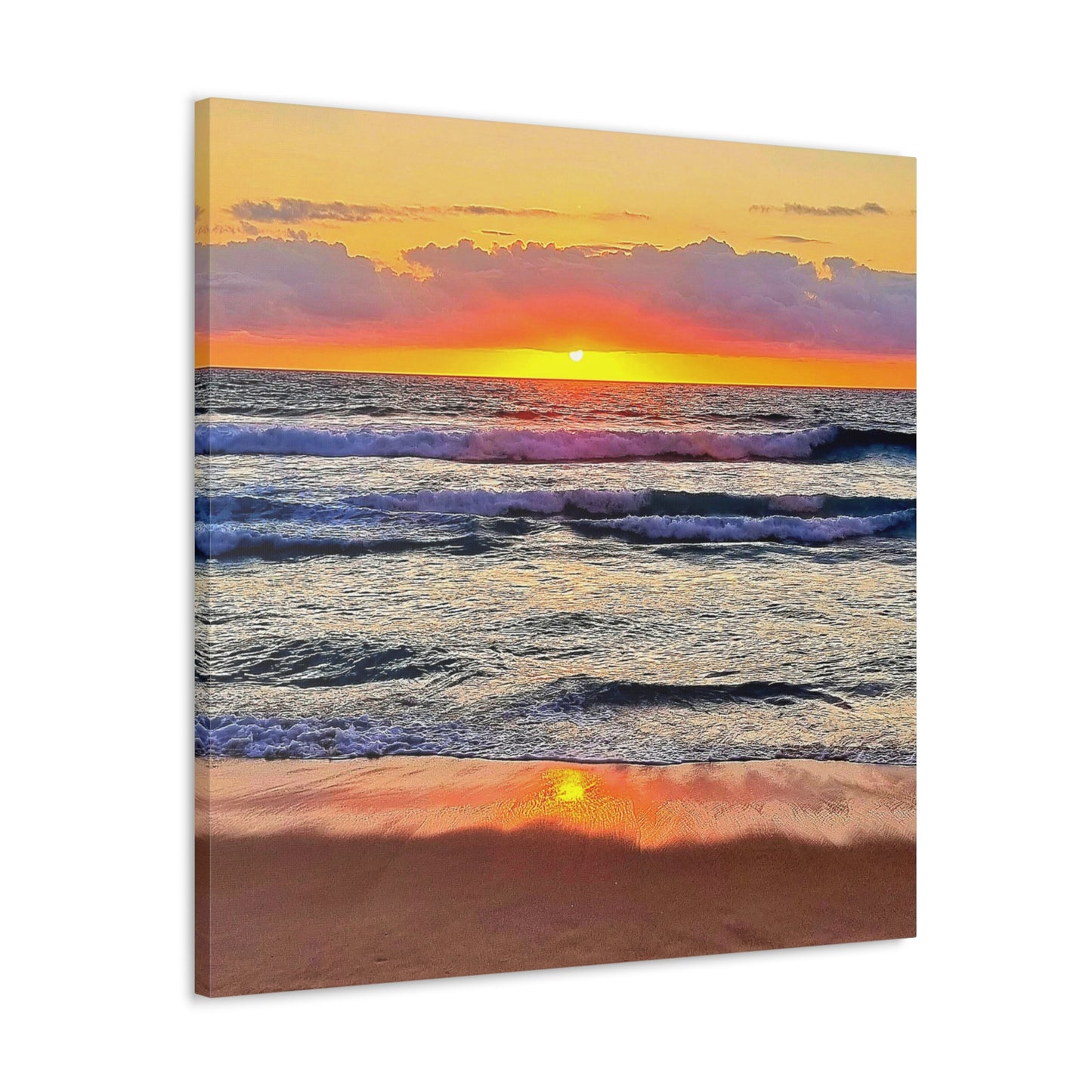 One Mile Sunrise Canvas Print