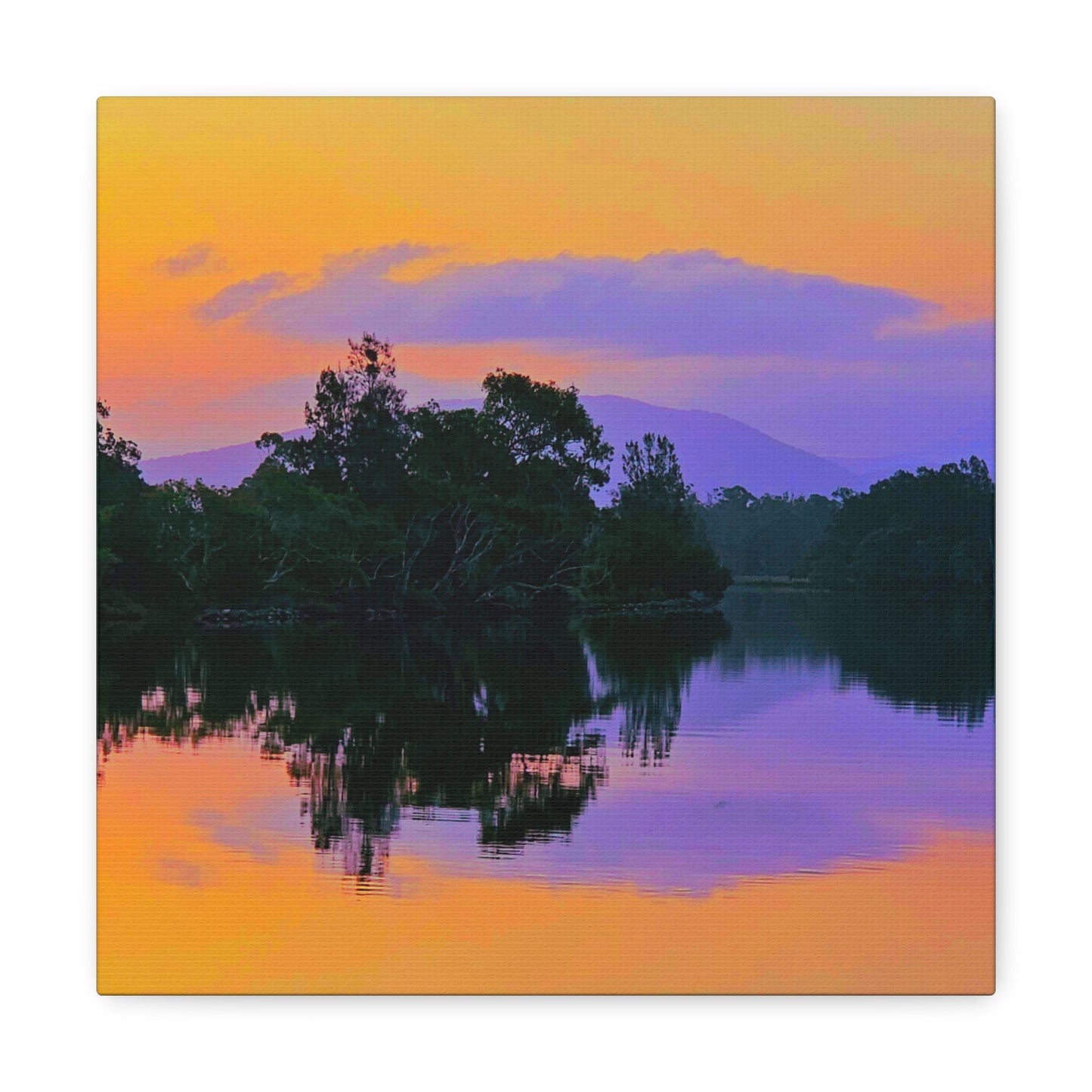 Breath of Morning Reflections Canvas Print