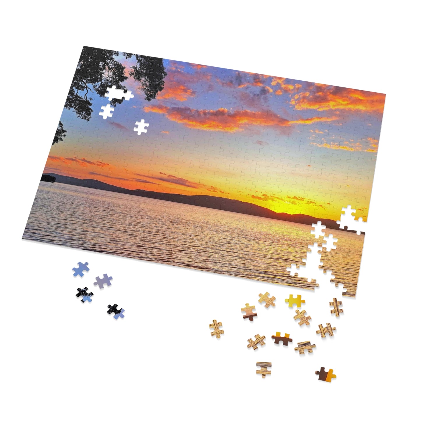 Sunset Lake Jigsaw Puzzle
