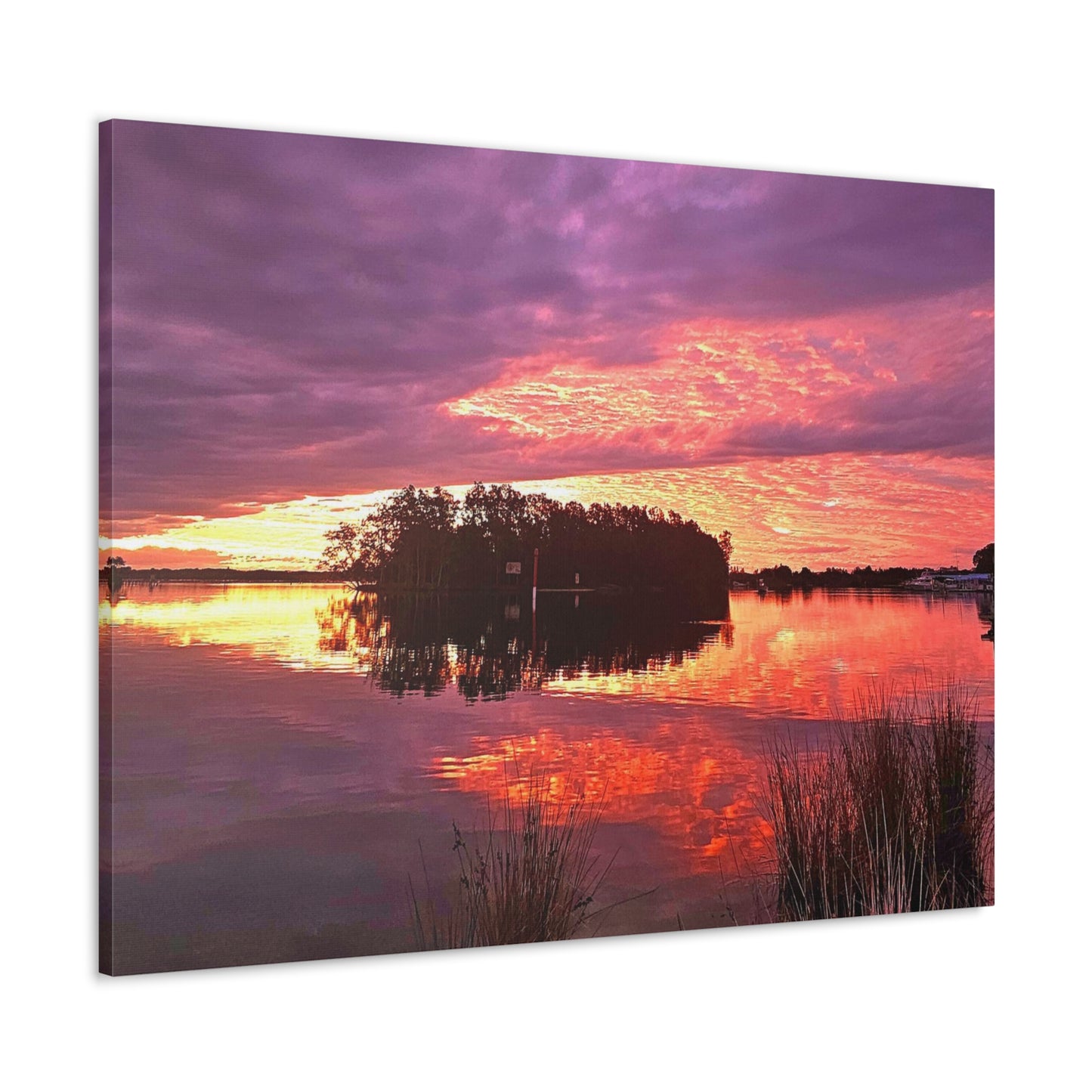 Wallis Lake Reflections Canvas Print