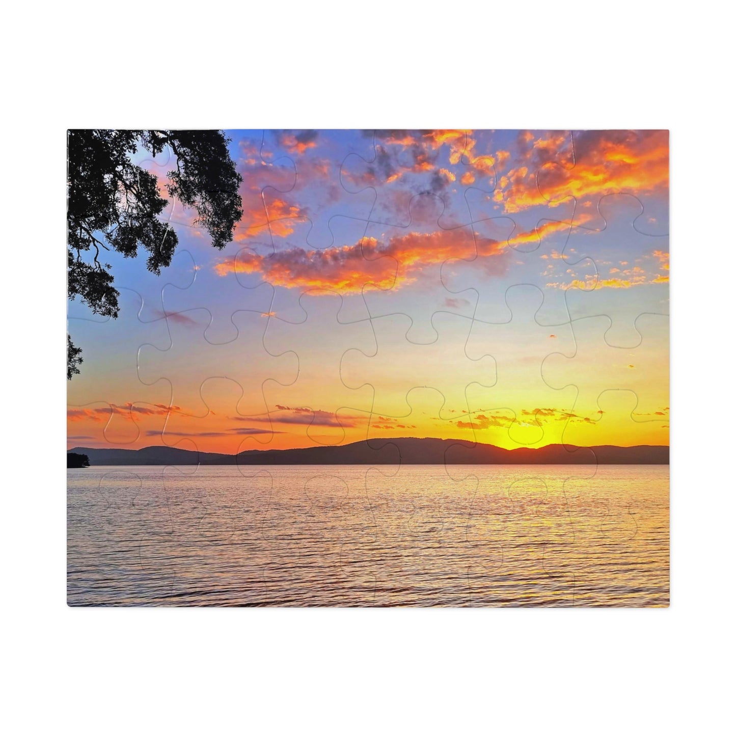 Sunset Lake Jigsaw Puzzle