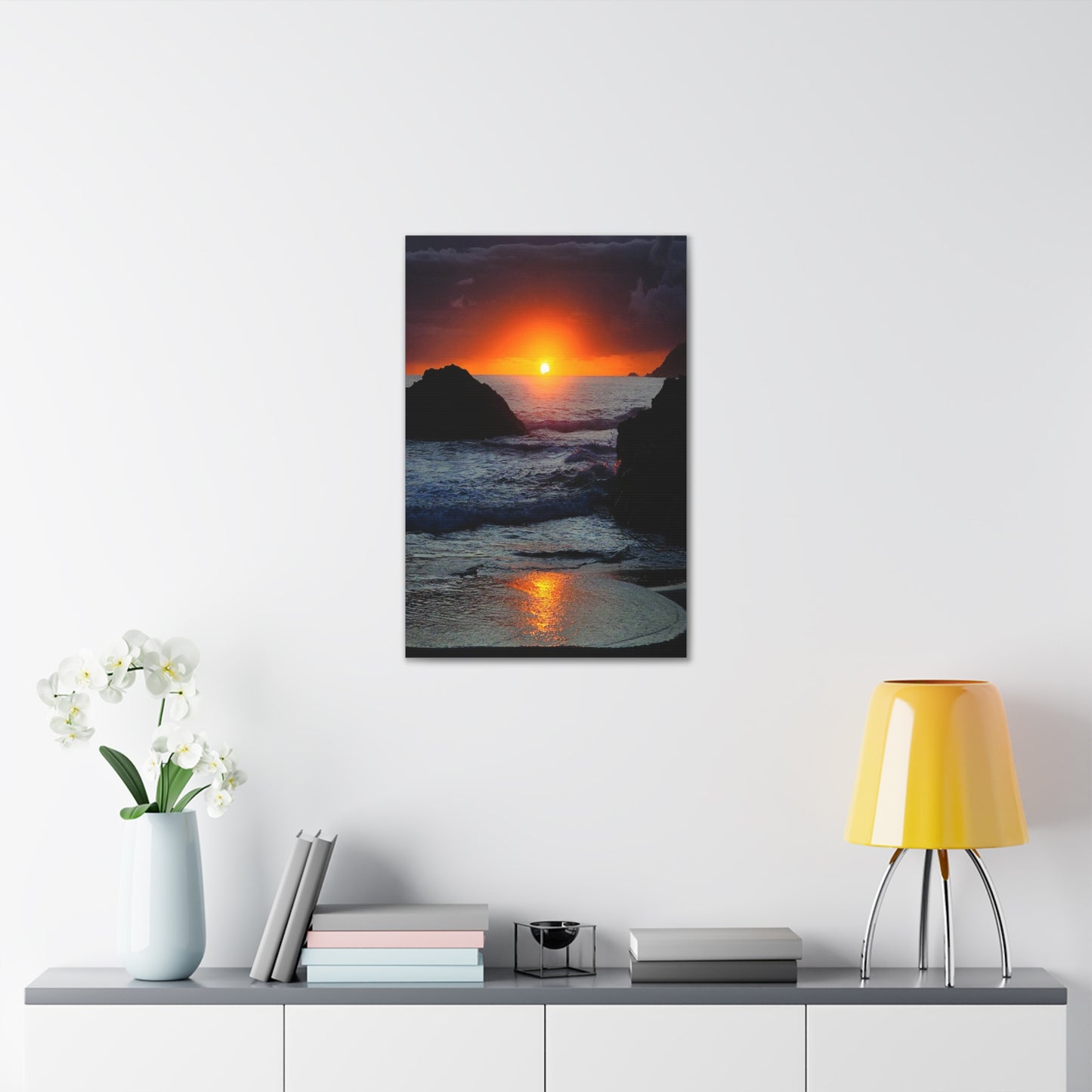 Dark Sunrise Canvas Print