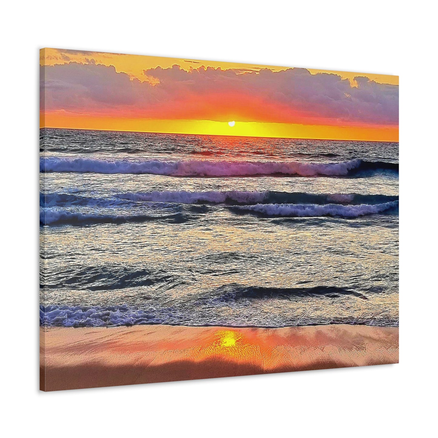 One Mile Sunrise Canvas Print
