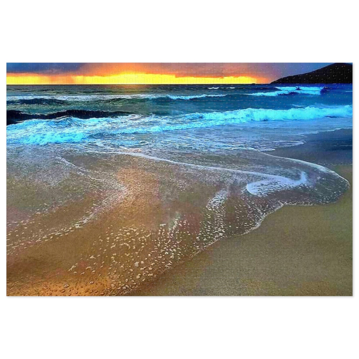 Golden One Mile Beach Jigsaw Puzzle