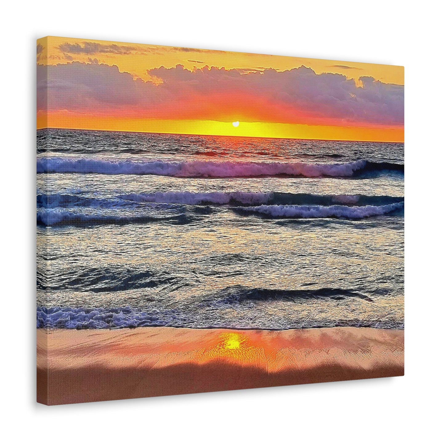 One Mile Sunrise Canvas Print