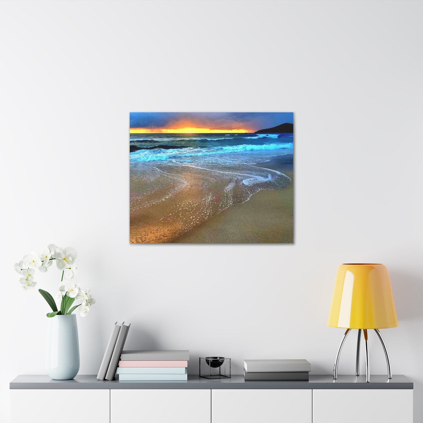 Golden One Mile Beach Canvas Print