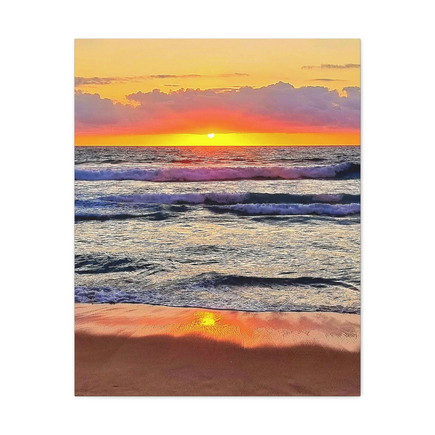 One Mile Sunrise Canvas Print