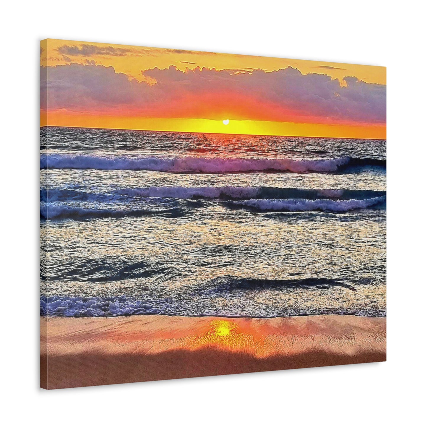 One Mile Sunrise Canvas Print