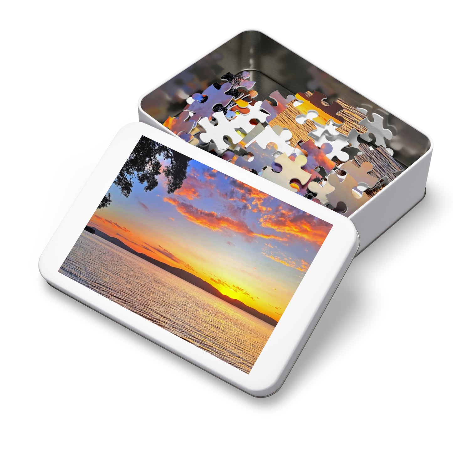 Sunset Lake Jigsaw Puzzle