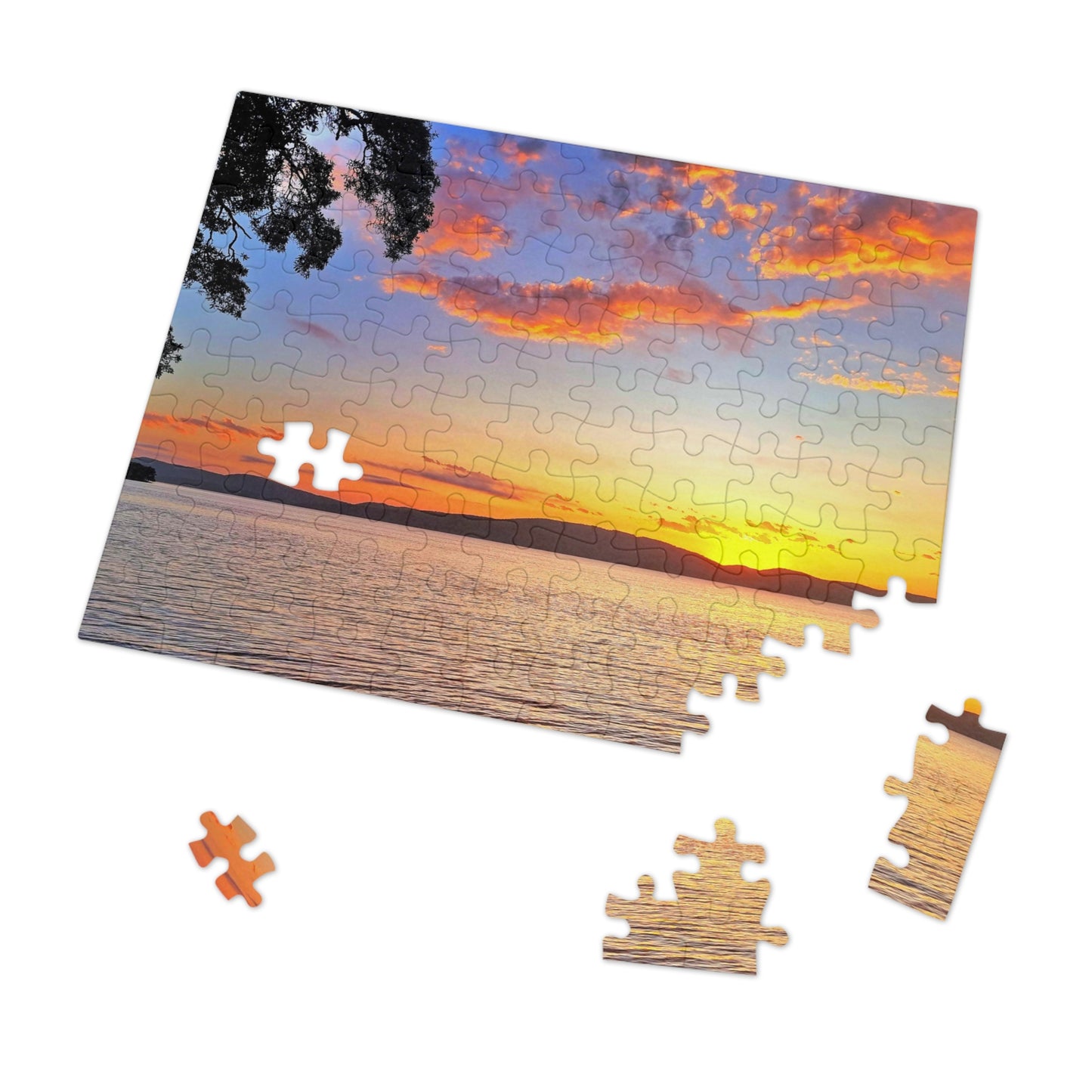 Sunset Lake Jigsaw Puzzle