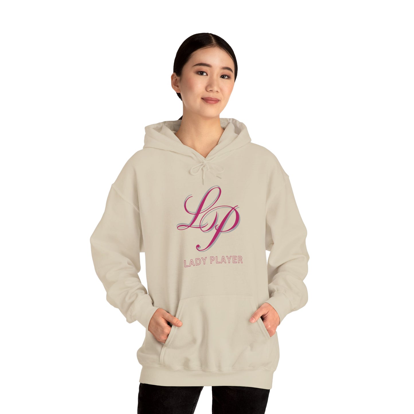 Lady Player Front Monogram LP Hoodie Multi Colours
