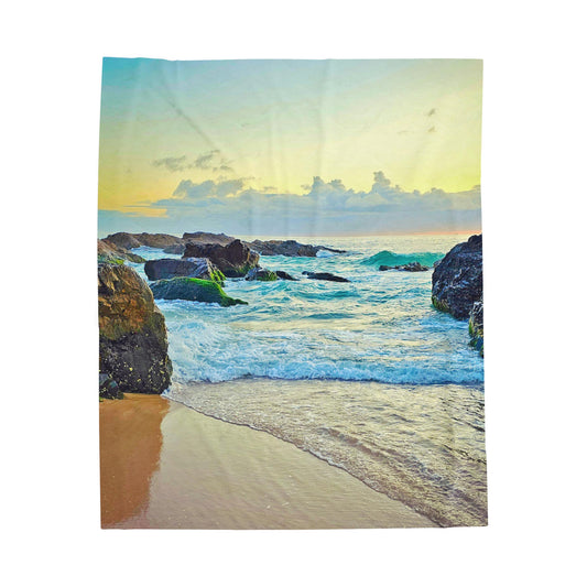 Burgess Sunrise Plush Blanket