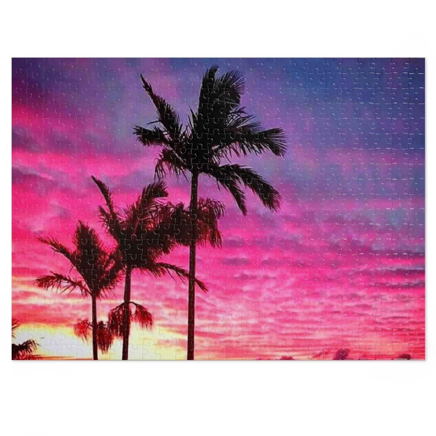 Cloudy Palms Jigsaw Puzzle