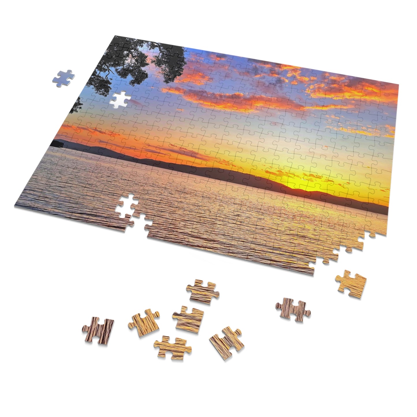 Sunset Lake Jigsaw Puzzle